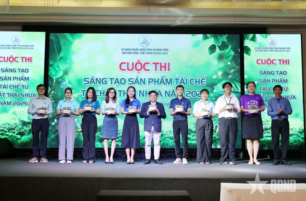 Khánh Hòa: Chung kết Cuộc thi “Sáng tạo sản phẩm tái chế từ chất thải nhựa năm 2025”